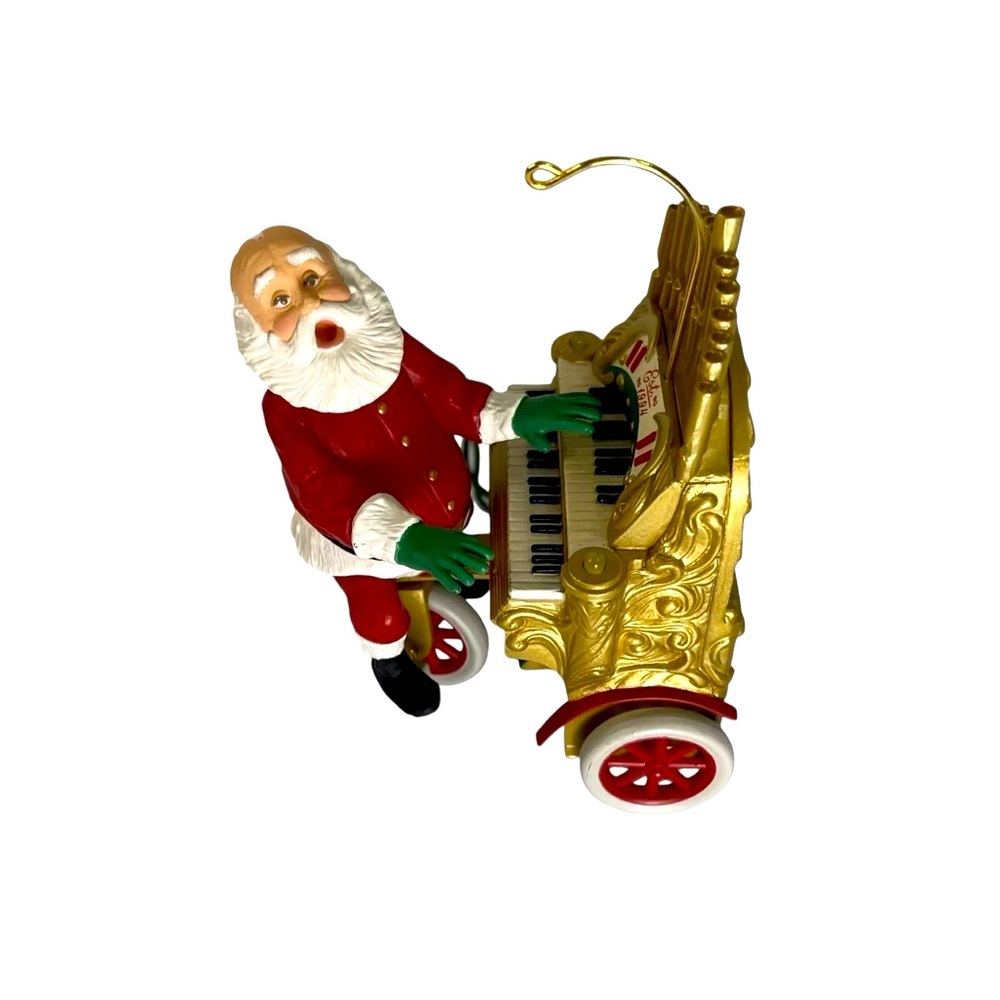 Hallmark Ornament 1994 Santa Sing Along Light Music Magic Piano Organ Untested